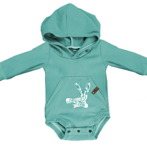 Teal Hooded Vest