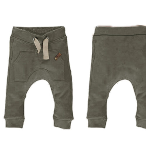 Khaki Raglan Pants