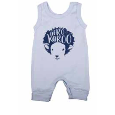Sleeveless Blue Romper